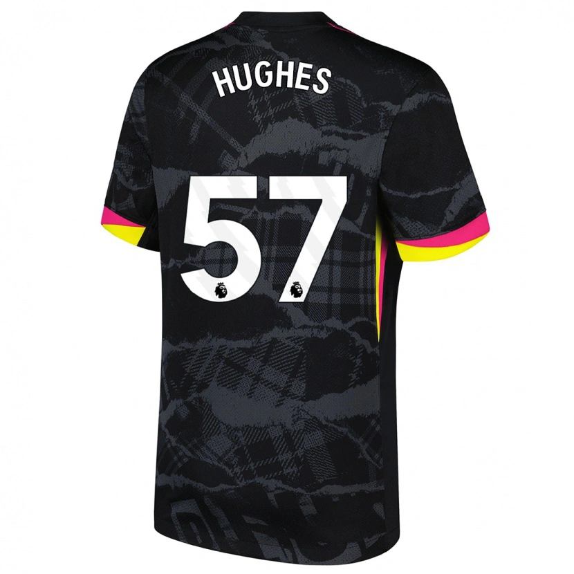 Danxen Damen Brodi Hughes #57 Schwarz Rosa Ausweichtrikot Trikot 2024/25 T-Shirt