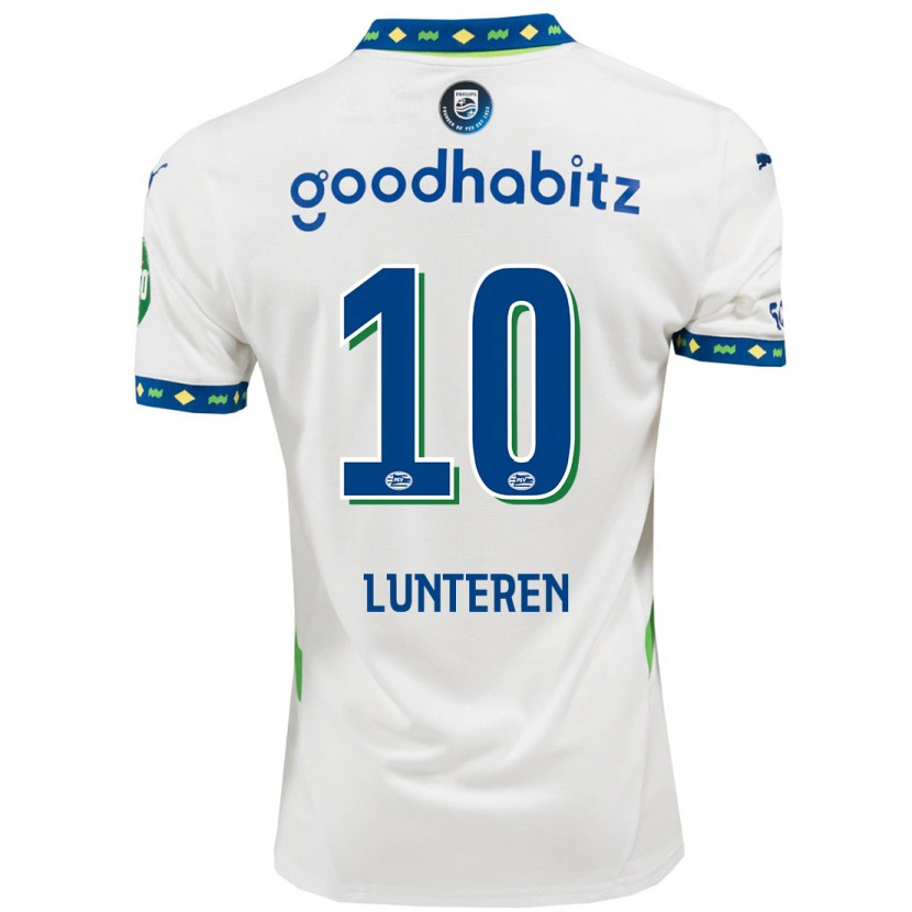 Danxen Damen Desiree Van Lunteren #10 Weiß Dunkelblau Ausweichtrikot Trikot 2024/25 T-Shirt