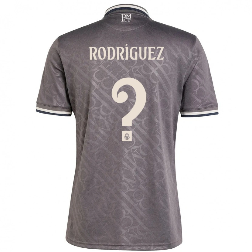 Danxen Damen Álvaro Rodríguez #0 Anthrazit Ausweichtrikot Trikot 2024/25 T-Shirt