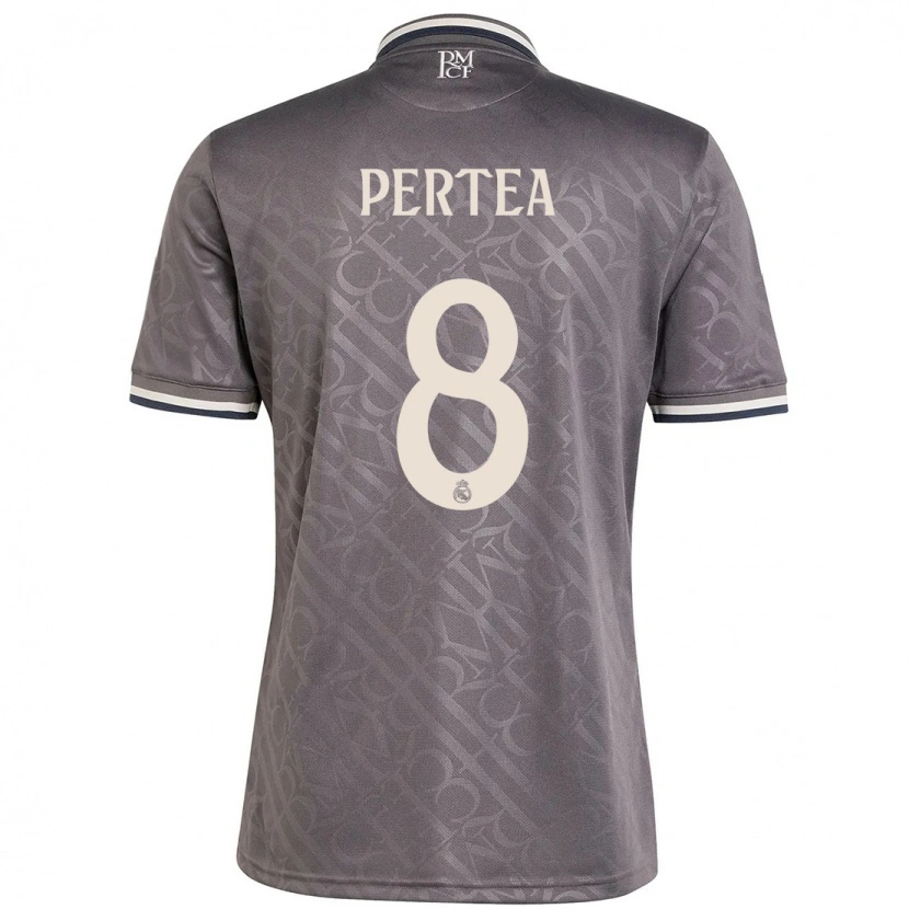 Danxen Damen Raul Pertea #8 Anthrazit Ausweichtrikot Trikot 2024/25 T-Shirt