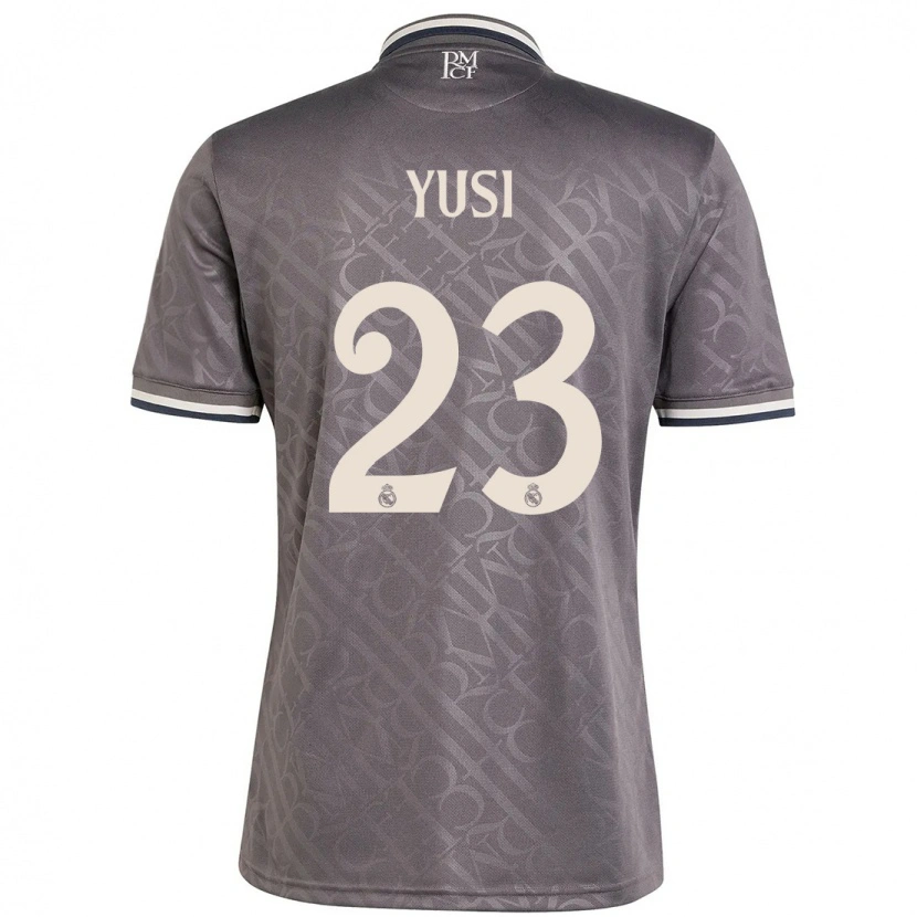 Danxen Damen Youssef Enríquez #23 Anthrazit Ausweichtrikot Trikot 2024/25 T-Shirt