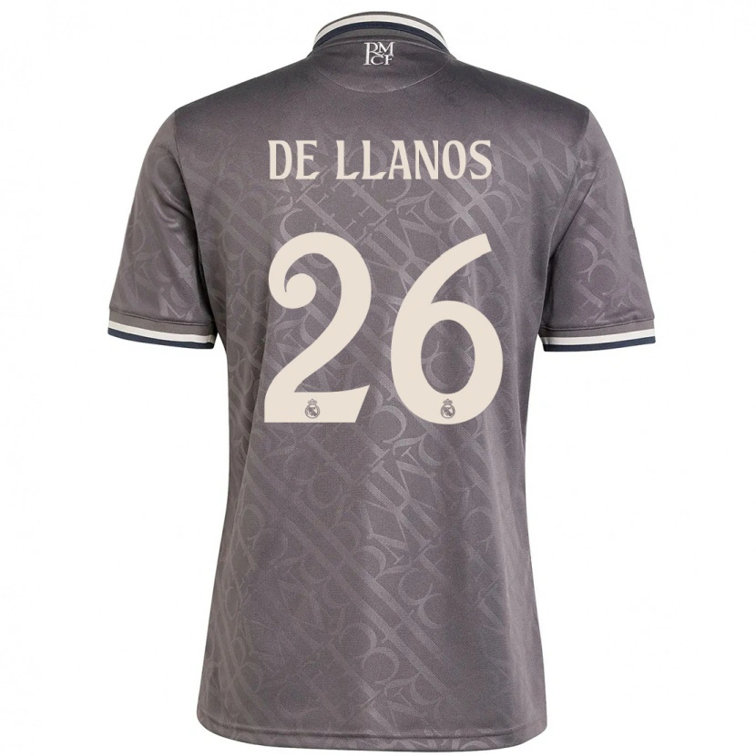 Danxen Damen Hugo De Llanos #26 Anthrazit Ausweichtrikot Trikot 2024/25 T-Shirt