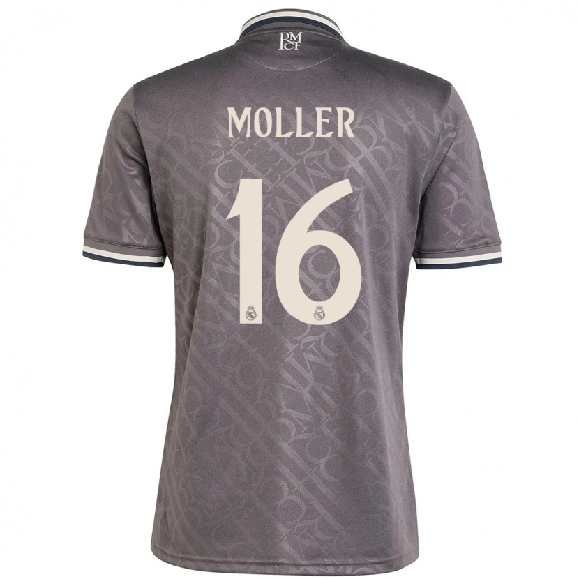 Danxen Damen Caroline Møller #16 Anthrazit Ausweichtrikot Trikot 2024/25 T-Shirt