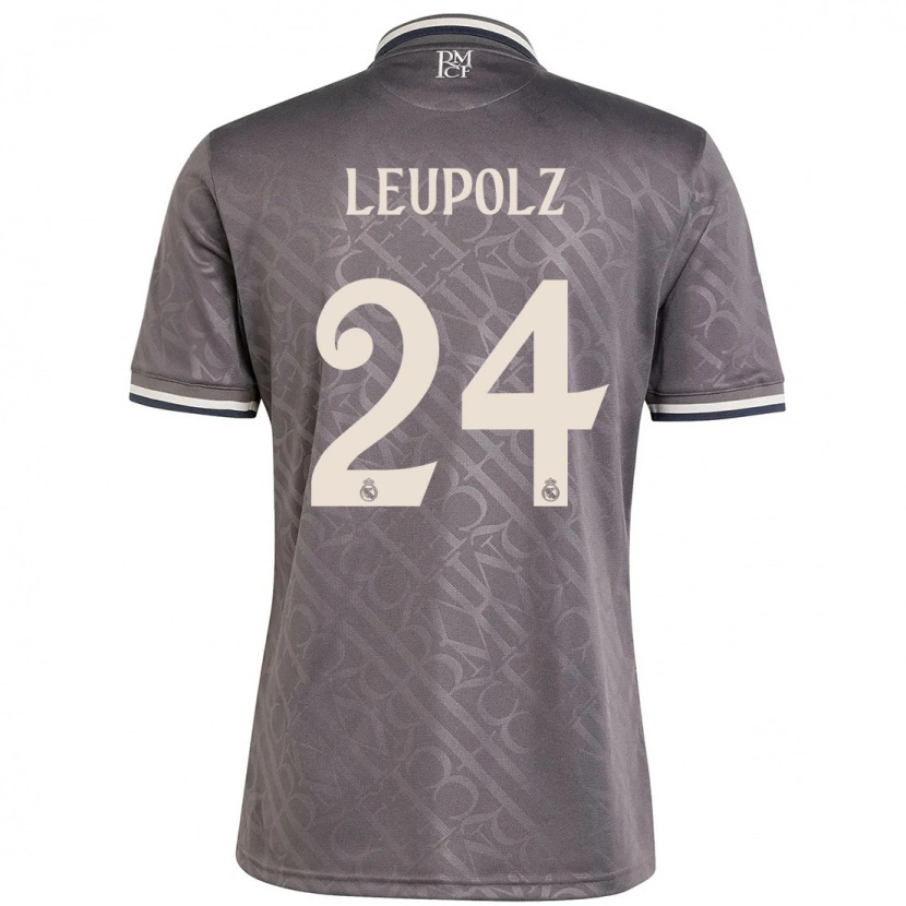 Danxen Damen Melanie Leupolz #24 Anthrazit Ausweichtrikot Trikot 2024/25 T-Shirt
