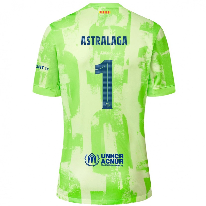 Danxen Damen Ander Astralaga #1 Limettengrün Ausweichtrikot Trikot 2024/25 T-Shirt