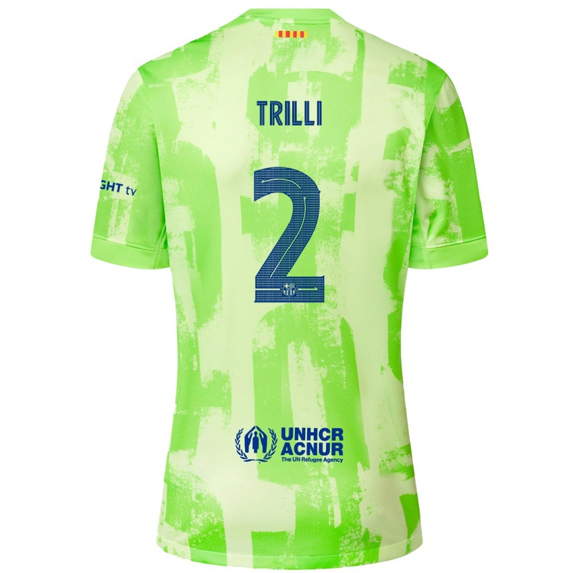 Danxen Damen Trilli #2 Limettengrün Ausweichtrikot Trikot 2024/25 T-Shirt