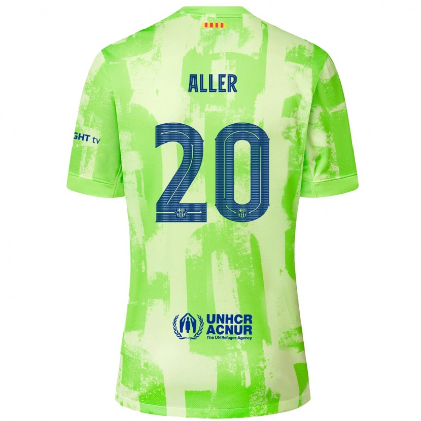 Danxen Damen Eder Aller #20 Limettengrün Ausweichtrikot Trikot 2024/25 T-Shirt