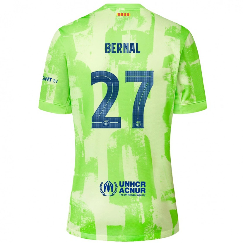 Danxen Damen Marc Bernal #27 Limettengrün Ausweichtrikot Trikot 2024/25 T-Shirt