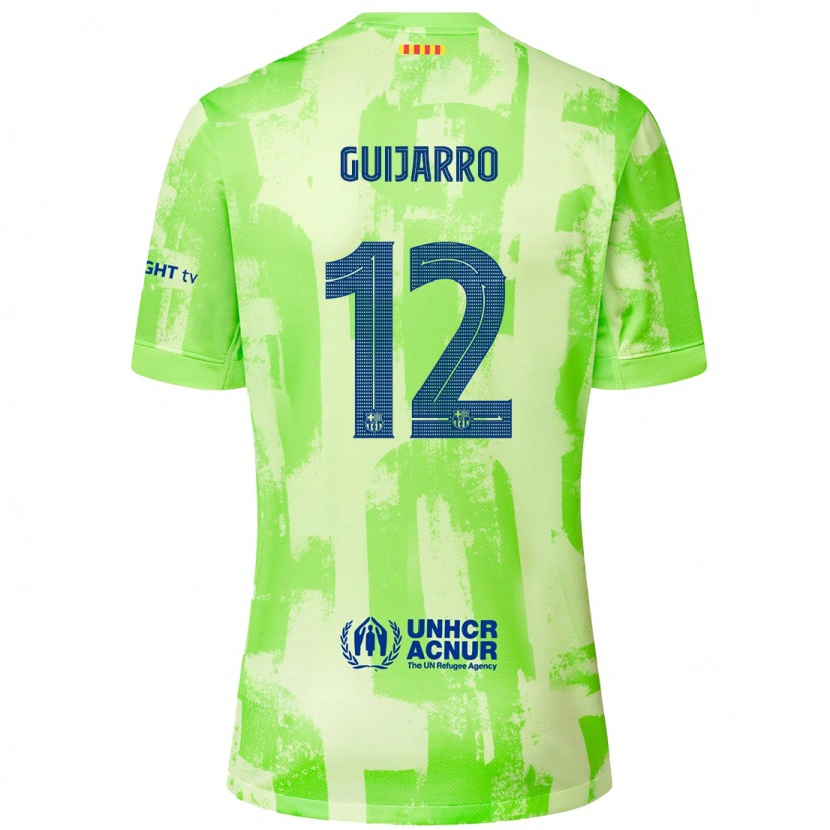 Danxen Damen Patricia Guijarro #12 Limettengrün Ausweichtrikot Trikot 2024/25 T-Shirt