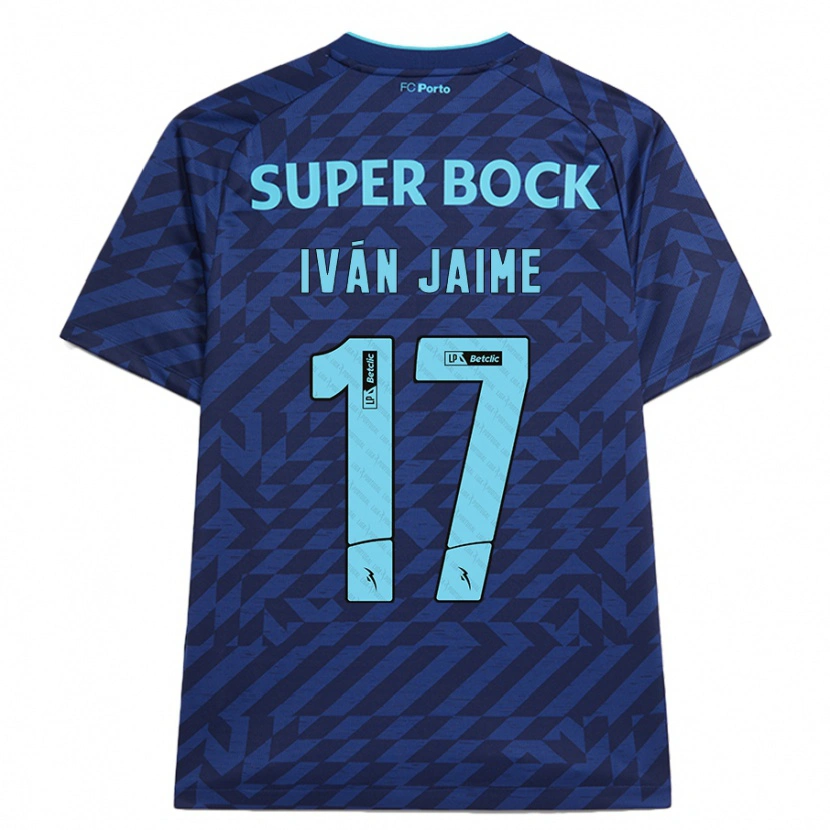 Danxen Damen Iván Jaime #17 Marineblau Ausweichtrikot Trikot 2024/25 T-Shirt