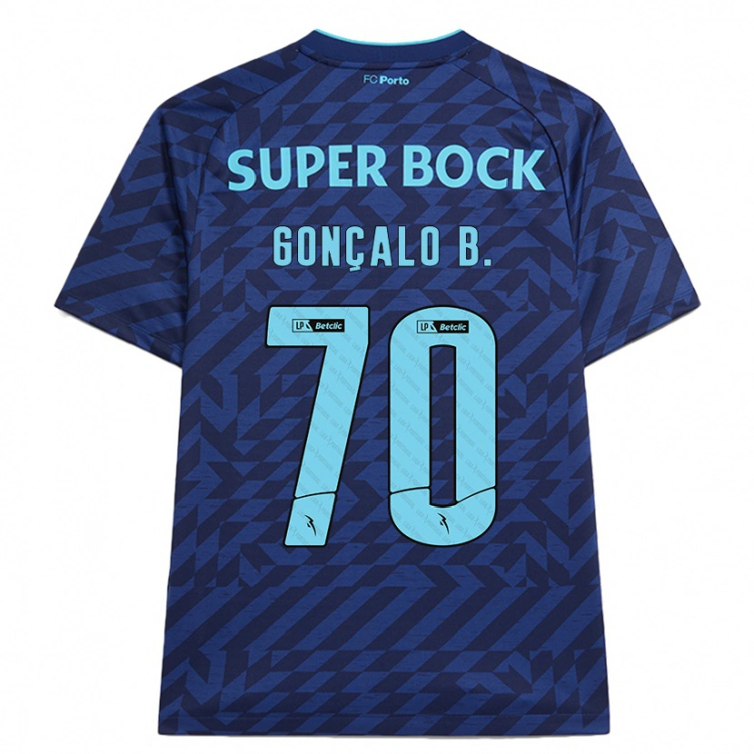 Danxen Damen Gonçalo Borges #70 Marineblau Ausweichtrikot Trikot 2024/25 T-Shirt