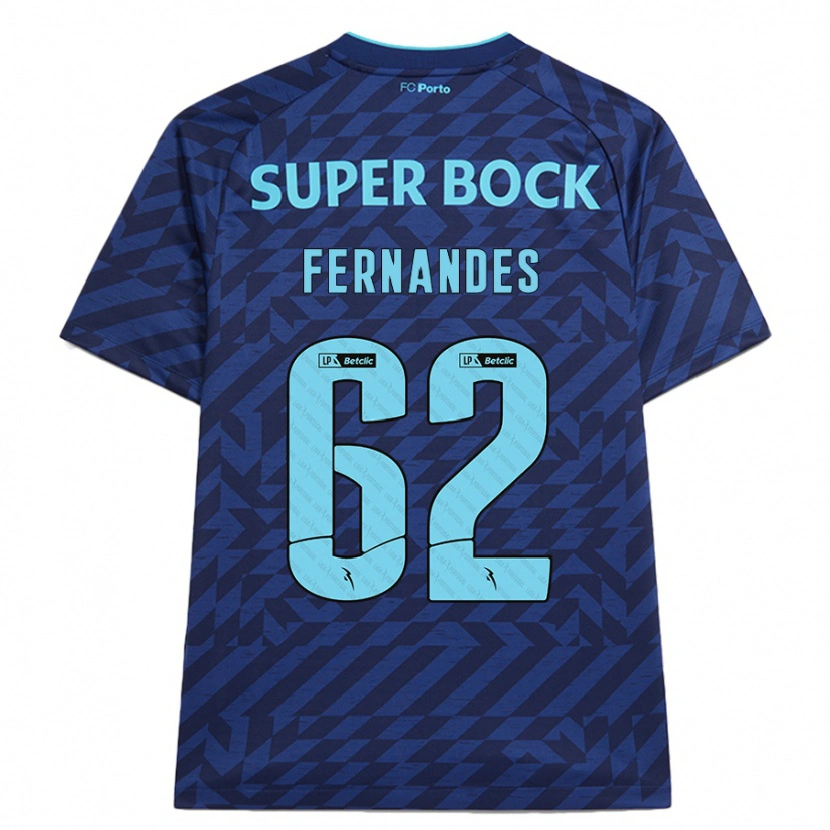 Danxen Damen Rodrigo Fernandes #62 Marineblau Ausweichtrikot Trikot 2024/25 T-Shirt