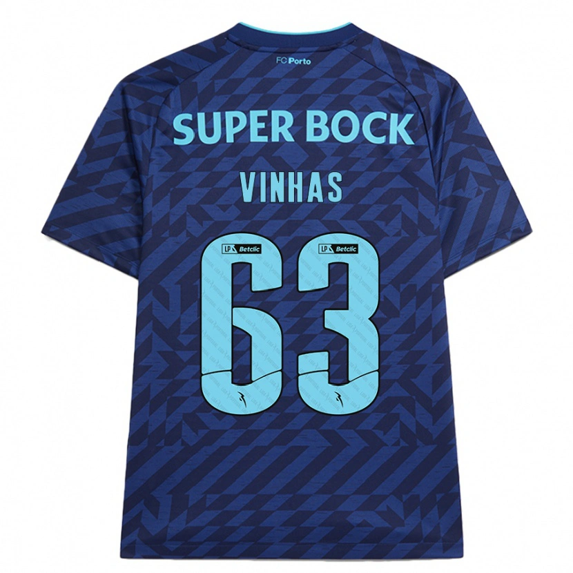 Danxen Damen David Vinhas #63 Marineblau Ausweichtrikot Trikot 2024/25 T-Shirt