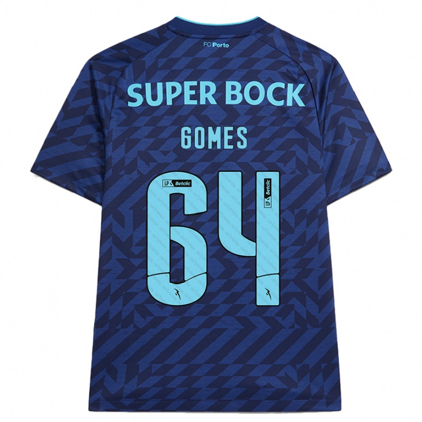 Danxen Damen Luís Gomes #64 Marineblau Ausweichtrikot Trikot 2024/25 T-Shirt