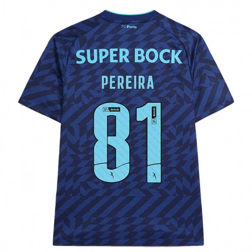 Danxen Damen Martim Pereira #81 Marineblau Ausweichtrikot Trikot 2024/25 T-Shirt