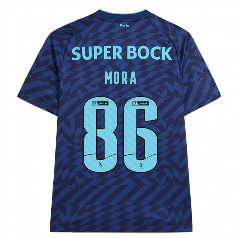 Danxen Damen Rodrigo Mora #86 Marineblau Ausweichtrikot Trikot 2024/25 T-Shirt