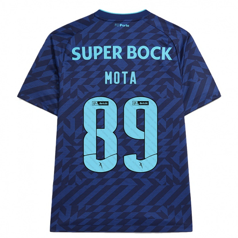 Danxen Damen Luís Mota #89 Marineblau Ausweichtrikot Trikot 2024/25 T-Shirt