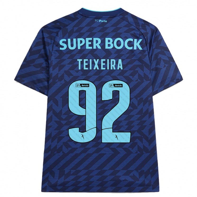 Danxen Damen João Teixeira #92 Marineblau Ausweichtrikot Trikot 2024/25 T-Shirt