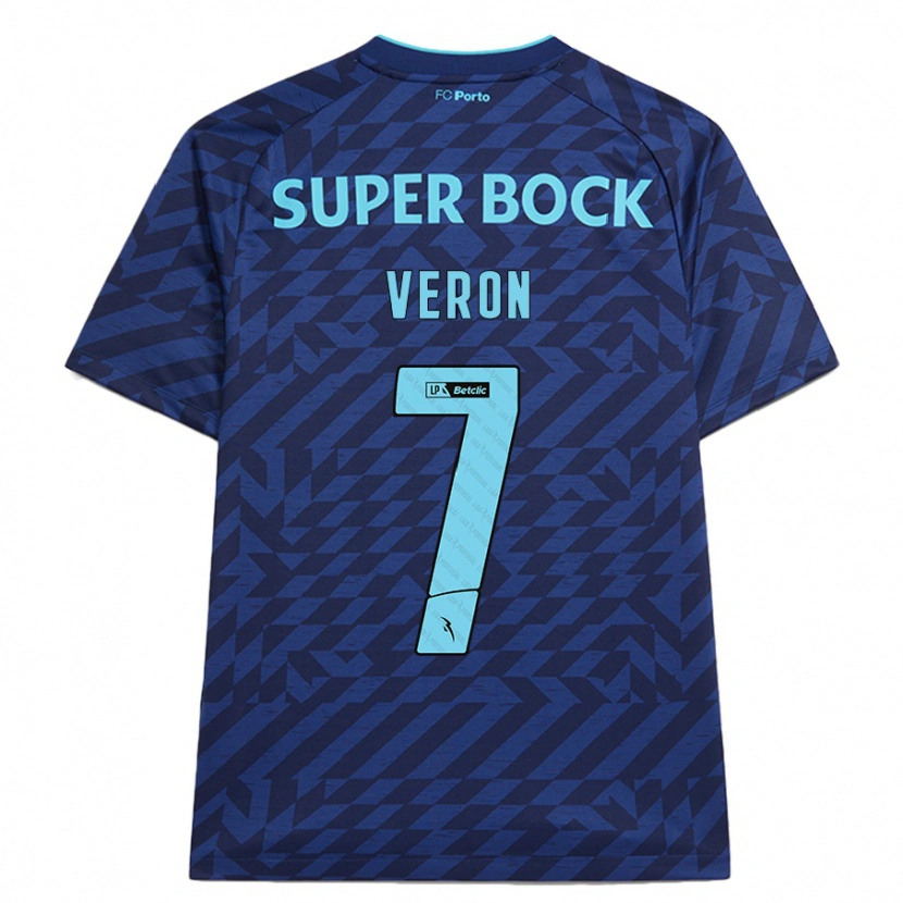 Danxen Damen Gabriel Veron #7 Marineblau Ausweichtrikot Trikot 2024/25 T-Shirt