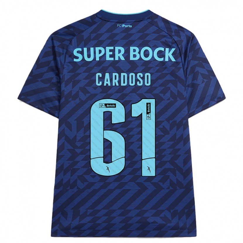 Danxen Damen Ivan Cardoso #61 Marineblau Ausweichtrikot Trikot 2024/25 T-Shirt