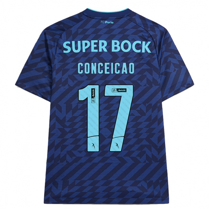 Danxen Damen Rodrigo Conceicao #17 Marineblau Ausweichtrikot Trikot 2024/25 T-Shirt