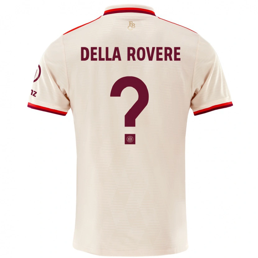 Danxen Damen Guido Della Rovere #0 Leinen Ausweichtrikot Trikot 2024/25 T-Shirt