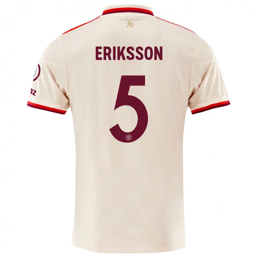 Danxen Damen Magdalena Eriksson #5 Leinen Ausweichtrikot Trikot 2024/25 T-Shirt