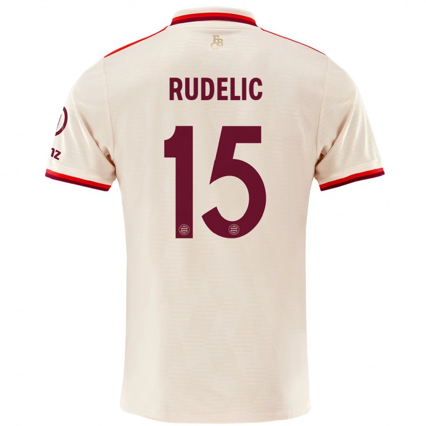 Danxen Damen Ivana Rudelic #15 Leinen Ausweichtrikot Trikot 2024/25 T-Shirt