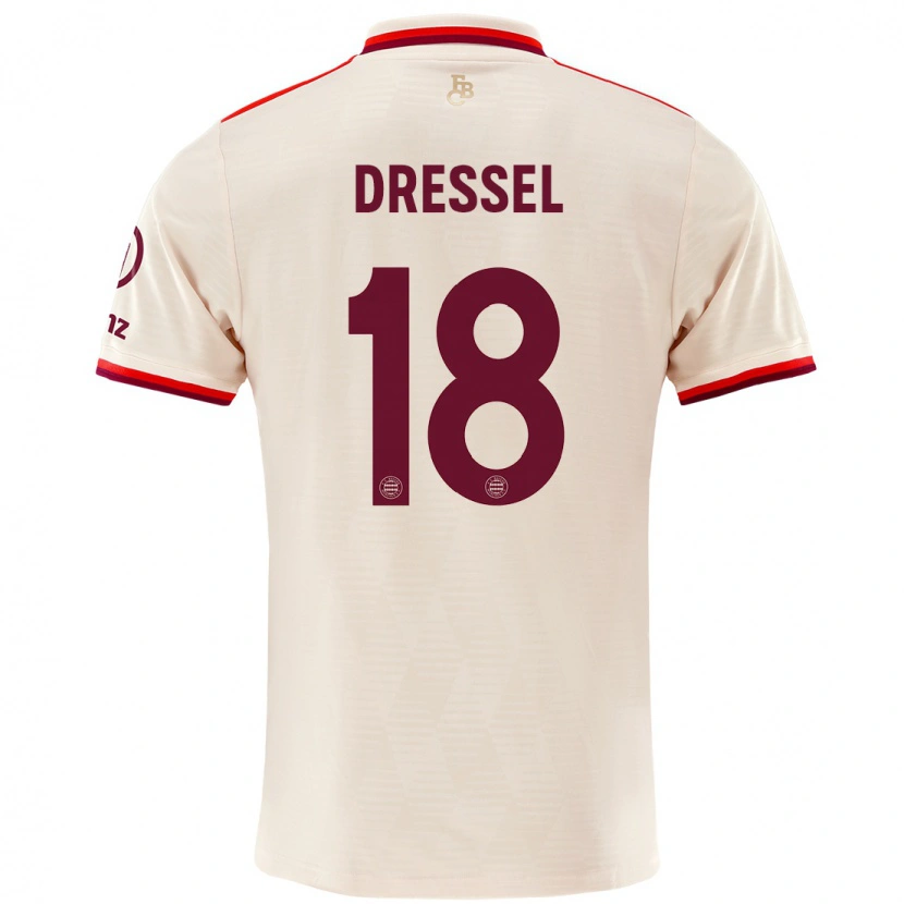Danxen Damen Timon Dressel #18 Leinen Ausweichtrikot Trikot 2024/25 T-Shirt