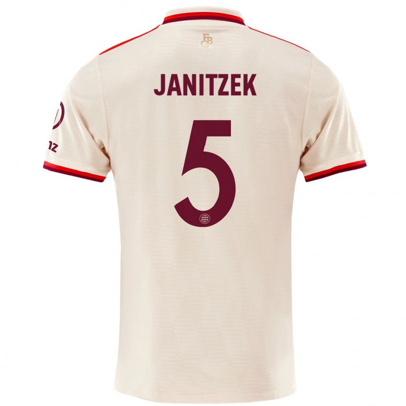 Danxen Damen Justin Janitzek #5 Leinen Ausweichtrikot Trikot 2024/25 T-Shirt