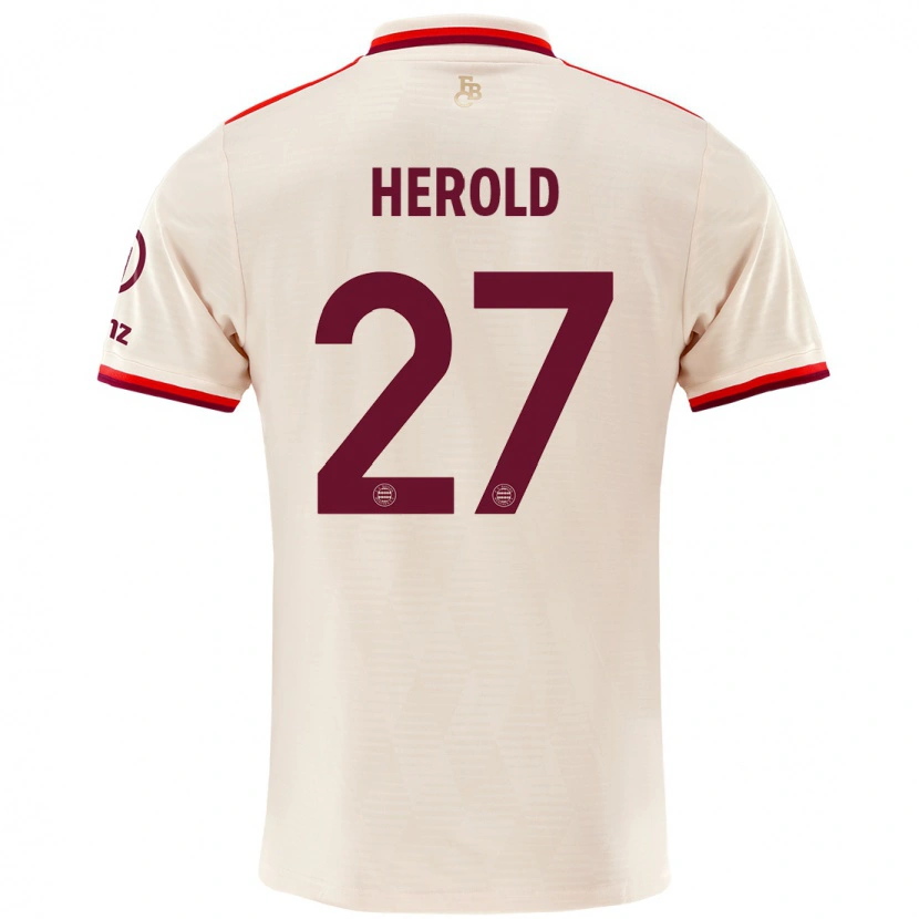 Danxen Damen David Herold #27 Leinen Ausweichtrikot Trikot 2024/25 T-Shirt