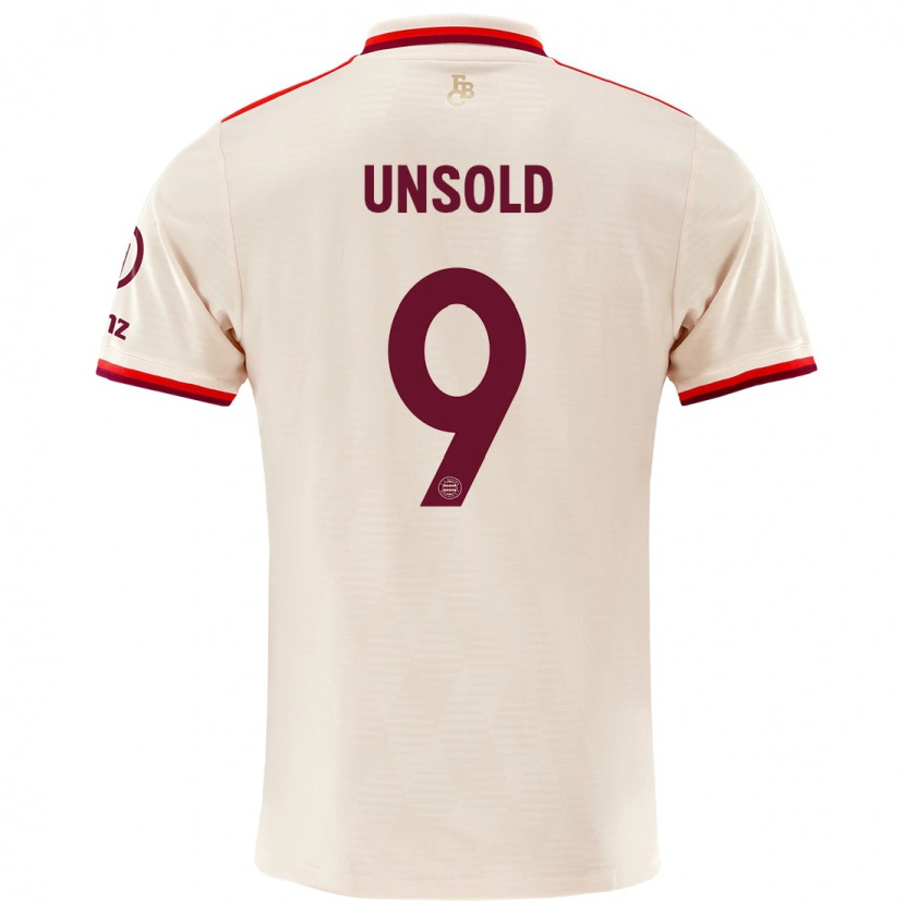 Danxen Damen Samuel Unsold #9 Leinen Ausweichtrikot Trikot 2024/25 T-Shirt