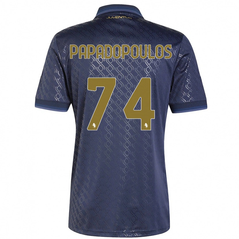 Danxen Damen Christos Papadopoulos #74 Marineblau Ausweichtrikot Trikot 2024/25 T-Shirt