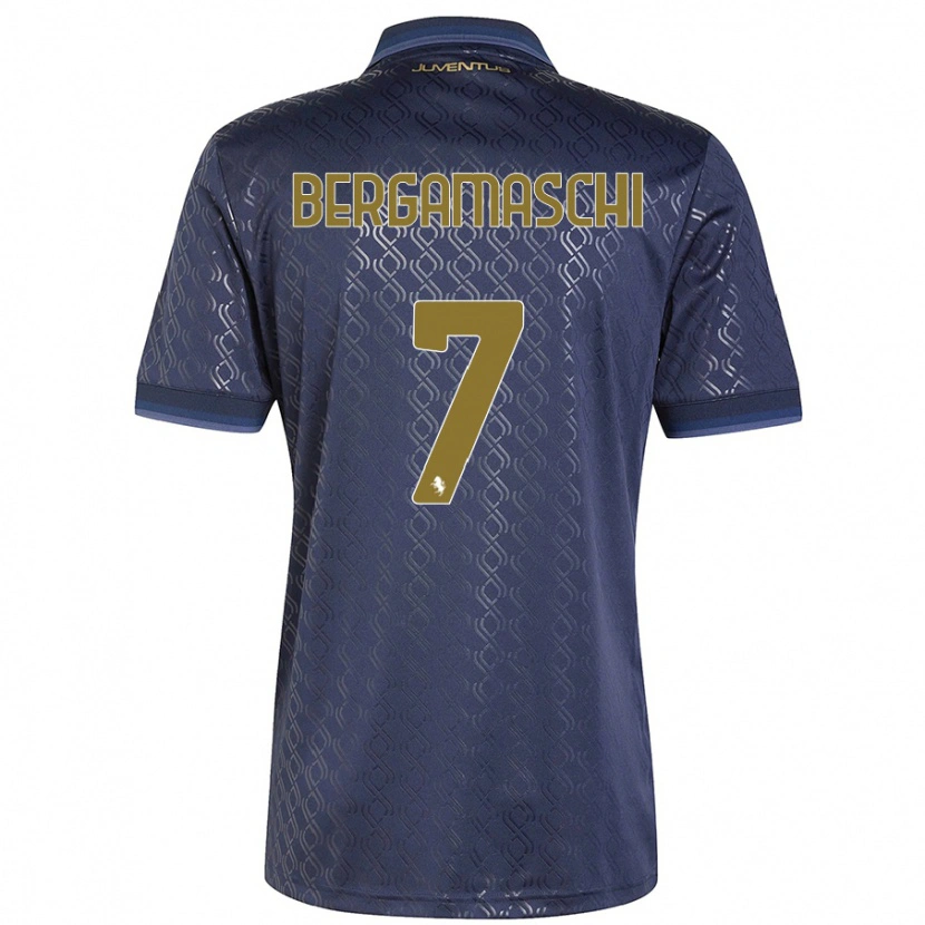 Danxen Damen Valentina Bergamaschi #7 Marineblau Ausweichtrikot Trikot 2024/25 T-Shirt
