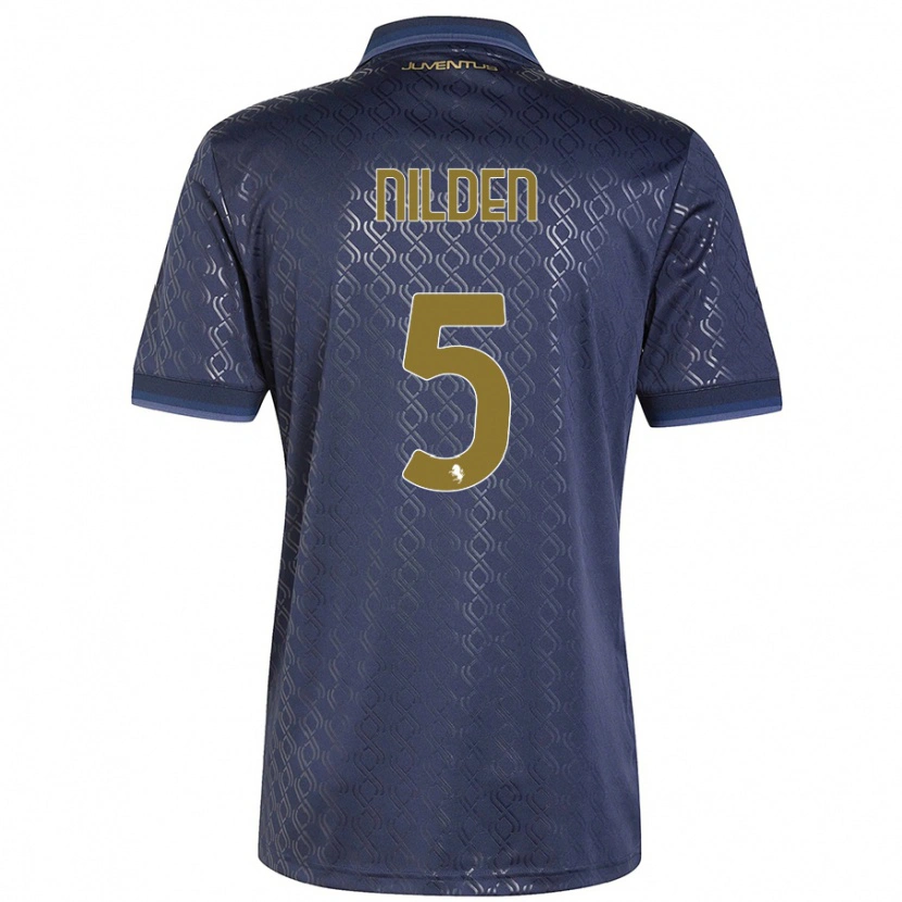 Danxen Damen Amanda Nilden #5 Marineblau Ausweichtrikot Trikot 2024/25 T-Shirt