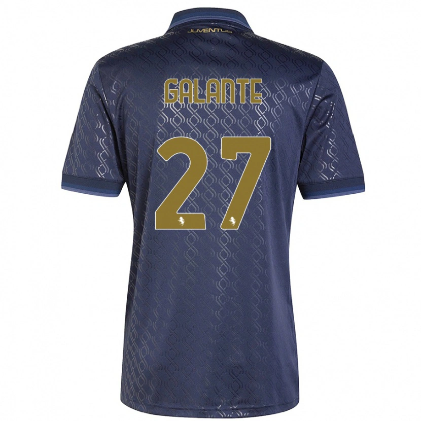 Danxen Damen Tommaso Galante #27 Marineblau Ausweichtrikot Trikot 2024/25 T-Shirt