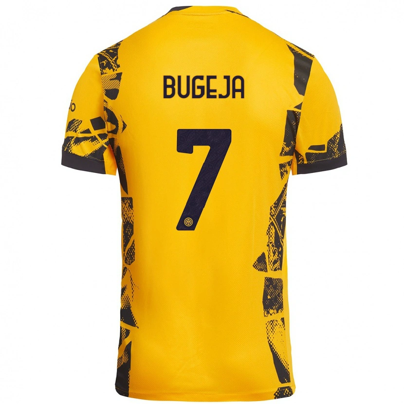 Danxen Damen Haley Bugeja #7 Gold Schwarz Ausweichtrikot Trikot 2024/25 T-Shirt
