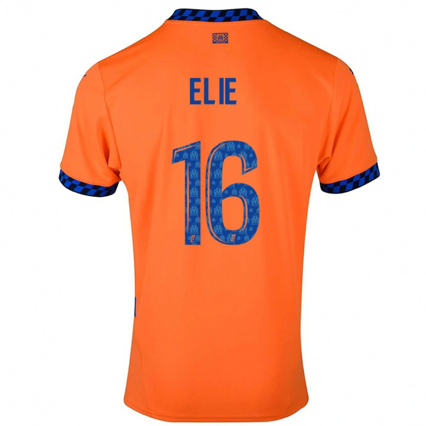 Danxen Damen Anaïs Elie #16 Orange Dunkelblau Ausweichtrikot Trikot 2024/25 T-Shirt