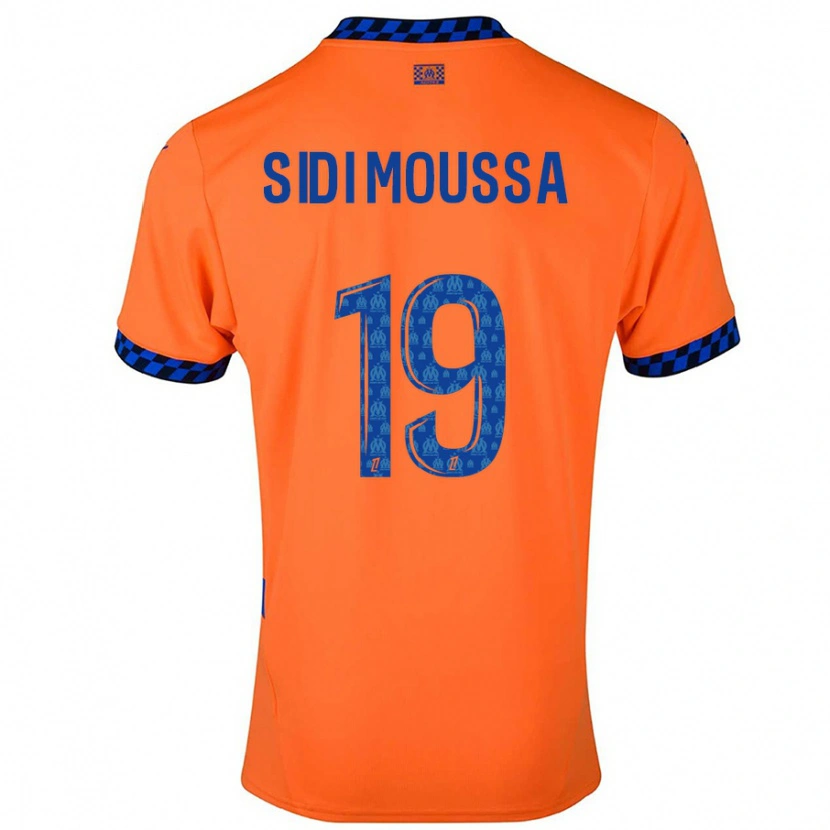 Danxen Damen Salima Sidi Moussa #19 Orange Dunkelblau Ausweichtrikot Trikot 2024/25 T-Shirt