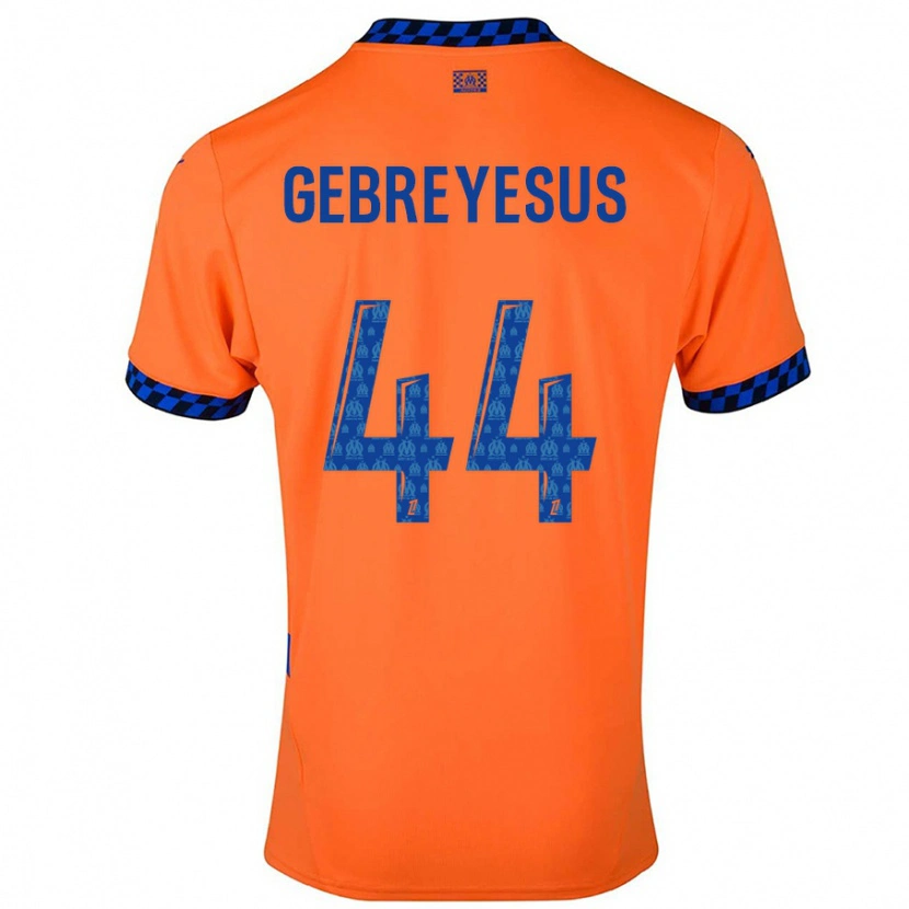 Danxen Damen Esey Gebreyesus #44 Orange Dunkelblau Ausweichtrikot Trikot 2024/25 T-Shirt