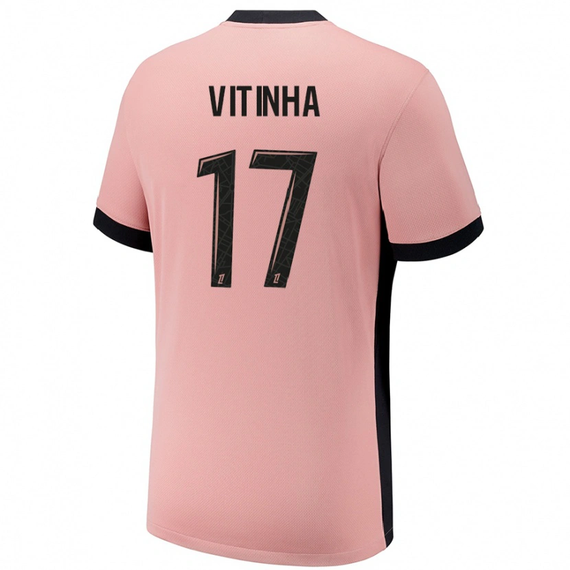 Danxen Damen Vitinha #17 Rostros Ausweichtrikot Trikot 2024/25 T-Shirt