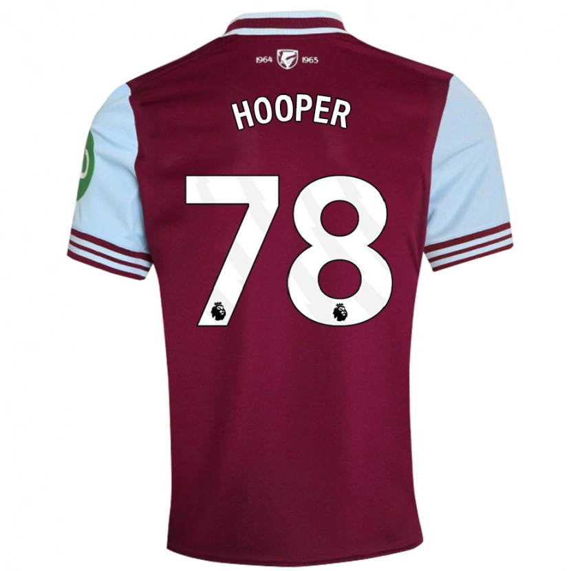 Danxen Kinder Finley Hooper #78 Dunkelrot Heimtrikot Trikot 2024/25 T-Shirt