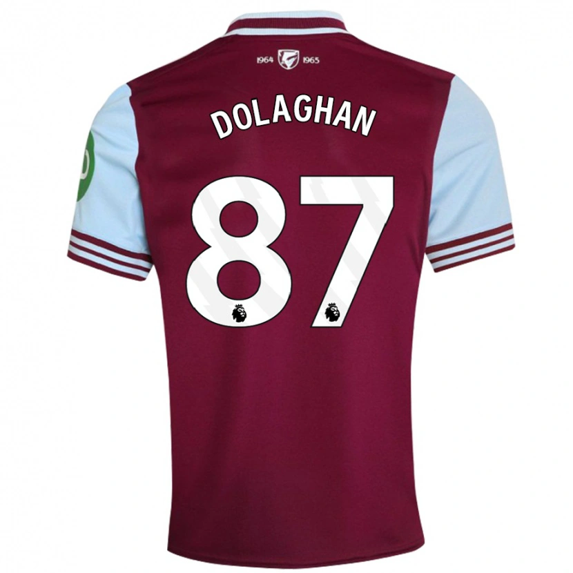 Danxen Kinder Brad Dolaghan #87 Dunkelrot Heimtrikot Trikot 2024/25 T-Shirt
