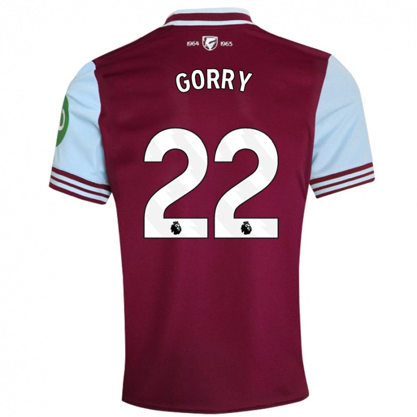 Danxen Kinder Katrina Gorry #22 Dunkelrot Heimtrikot Trikot 2024/25 T-Shirt