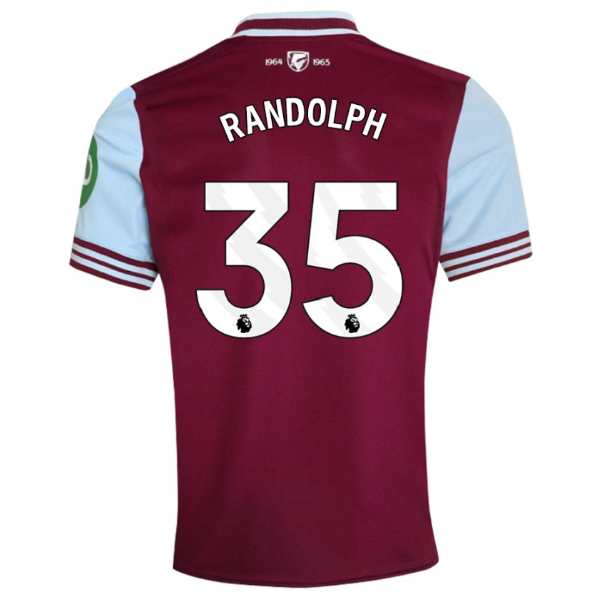 Danxen Kinder Darren Randolph #35 Dunkelrot Heimtrikot Trikot 2024/25 T-Shirt