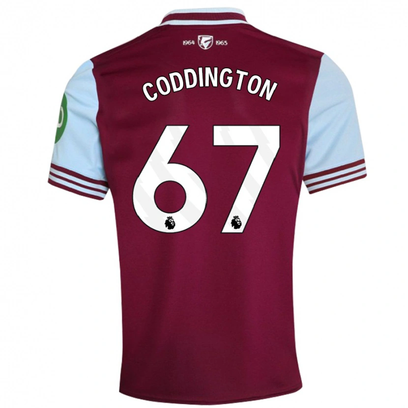 Danxen Kinder Remy Coddington #67 Dunkelrot Heimtrikot Trikot 2024/25 T-Shirt