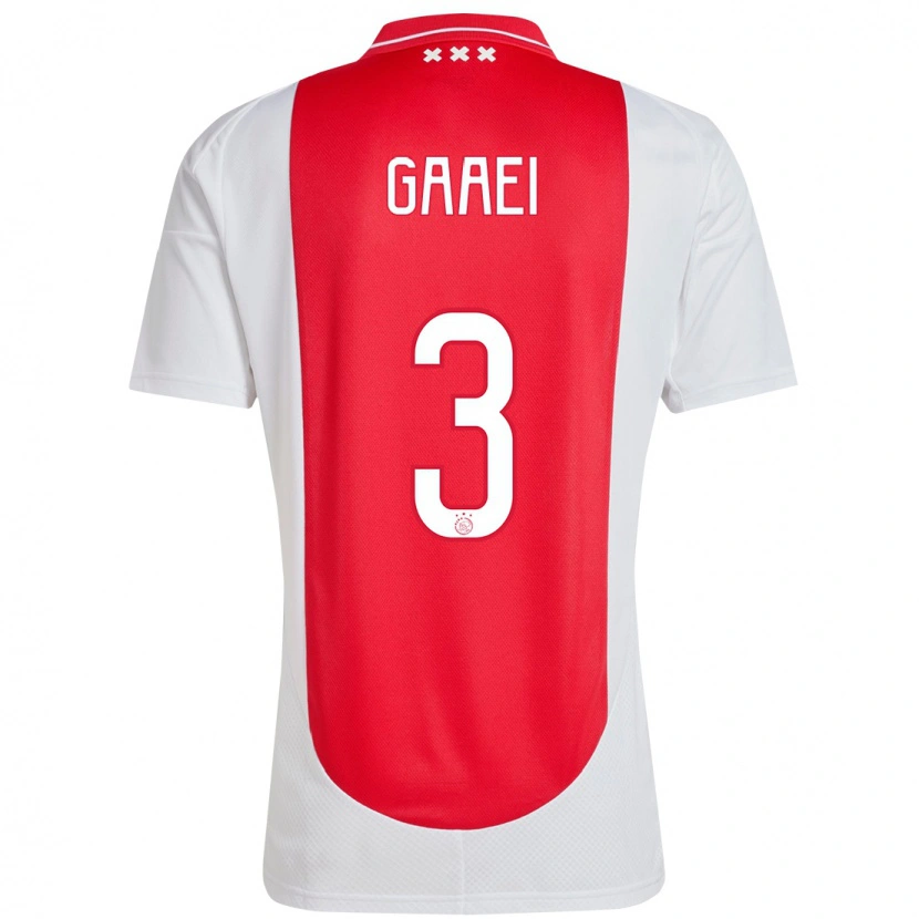 Danxen Kinder Anton Gaaei #3 Rot Weiß Heimtrikot Trikot 2024/25 T-Shirt