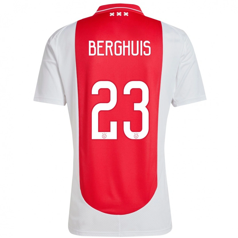 Danxen Kinder Steven Berghuis #23 Rot Weiß Heimtrikot Trikot 2024/25 T-Shirt