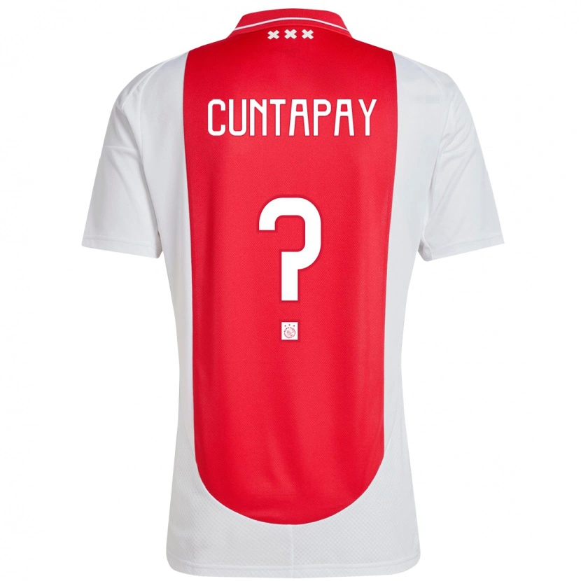 Danxen Kinder Sam Cuntapay #0 Rot Weiß Heimtrikot Trikot 2024/25 T-Shirt