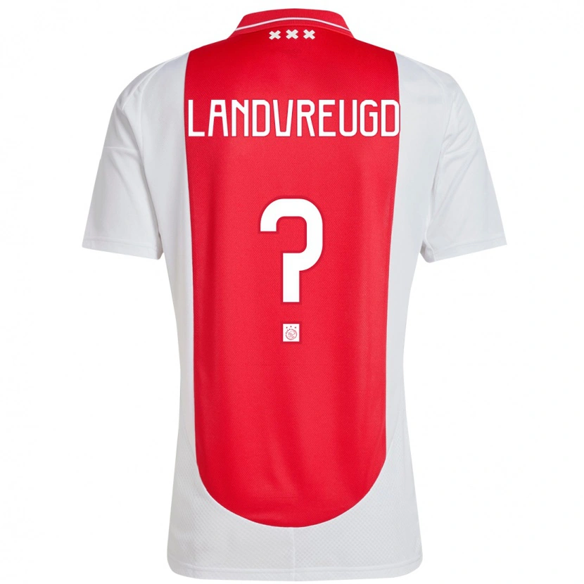 Danxen Kinder Nafairon Landvreugd #0 Rot Weiß Heimtrikot Trikot 2024/25 T-Shirt